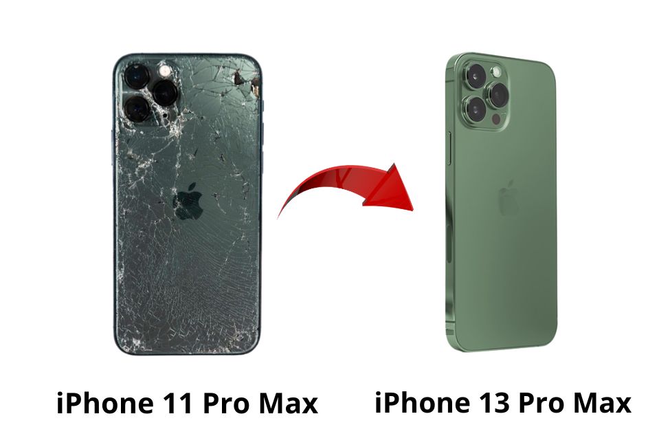 Độ Vỏ iPhone 11 Pro Max lên iPhone 13 Pro Max