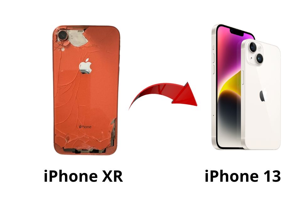 Độ vỏ iPhone XR lên iPhone 13 đẹp như máy zin, sắc nét từng góc cạnh