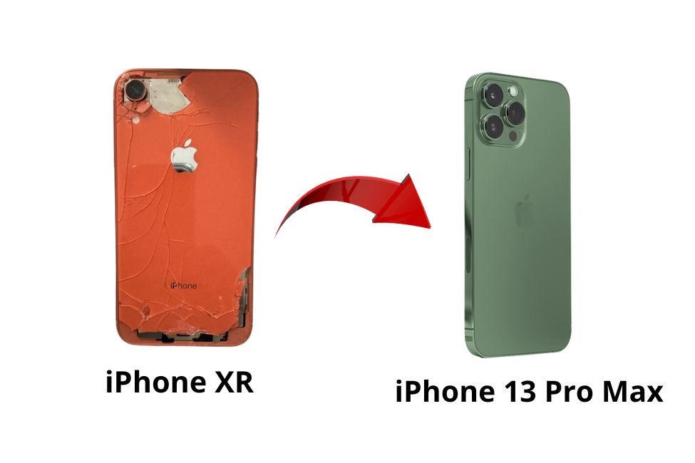 Độ vỏ iPhone XR lên iPhone 13 Pro Max